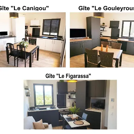 Trois Au Sein Du Mas Jams - Le Gouleyrous, Le Canigou Et Le Figarassa Διαμέρισμα Vingrau